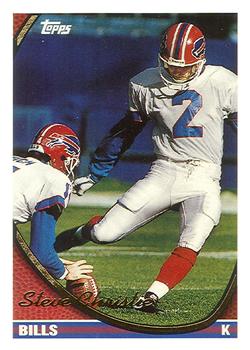 Steve Christie Buffalo Bills 1994 Topps NFL #357